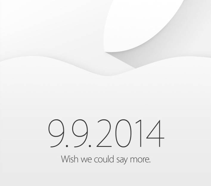 Apple Event am 9. September 2014 bestätigt 